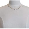 31rraRGn3QL._AC_.jpg LES POULETTES BIJOUX - Collier Plaqué Or Petites Breloques Rondes