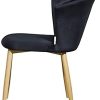 31vTqCDHvjS._AC_.jpg Chaise en Velours Vintage Elsa - Style Scandinave & Moderne - Salle à Manger, Salon, Coiffeuse ou Bureau (Noir, 1)