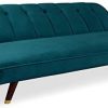 31wfEXBCW1L._AC_.jpg Menzzo Olympia Canapé en Velours, Vert, 180