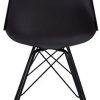 31xMwLmOGYL._AC_.jpg SAM Lot de 4 baquets Coussin Cuir synthétique avec Pieds en métal Noir-Chaise de Salle à Manger de Style scandinave, 48 x 55 x 86 cm