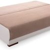 31zkvuIiVyL._AC_.jpg MEUBLO Canapé Convertible 3 Places Tissu + Simili Cuir Nisa (Noir)