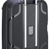 41-PujxIx4L._AC_.jpg Delsey Paris - Clavel - Valise Trolley 4 Doubles Roues, 76 cm / 99 L + 7L - Noir