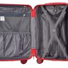 410sgFYPLUL._AC_.jpg BONTOUR Valise Rigide à 4 roulettes, Design Trolley, légère (Bordeaux, S-Valise Cabine)