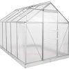 415I1z5bHyL._AC_.jpg Zelsius Serre en Aluminium pour Le Jardin | 310 x 190 cm | Panneaux de 6 mm | Utilisable Serre à tomates, châssis de Couche et Serre à Plantes (avec Base)