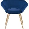 417DpUHLQ8L._AC_.jpg WOLTU Chaises de Salle à Manger Lot de 4 rembourrées en Velours,Chaise de Salle de séjour Bleu BH230bl-4