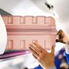 41AYumZKNHL._AC_.jpg Flight Knight ABS Valise Cabine 55x35x20 cm Compatible avec Air France, Hop! easyJet, RyanAir Et Bien d'autres! Bagage a Main Legere Sac Cabine avec 4 Roues.