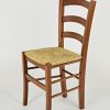 41AjysIu4qL._AC_.jpg Tommychairs - Set 2 chaises Venice pour Cuisine, Bar et Salle à Manger, Robuste Structure en Bois de hêtre peindré en Couleur Noyer Clair et Assise en Paille