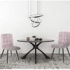 41Fshbccj9L._AC_.jpg Lestarain Lot de 6 Chaises de Salle à Manger Rétro Chaises de Cuisine Chaises de Salon Rembourrée en Lin,Pied en métal,Chaises avec Dossier Gris Clair