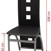 41GxqG-gyL._AC_.jpg vidaXL Lot de 2 chaises de salle à manger en cuir synthétique Noir