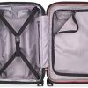 DELSEY PARIS - SECURITIME ZIP - Valise extensible - 4 doubles roues, 55 Cm - Rouge