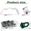 41InJGyaGyL.jpg 120 Clips de Vitrage pour Serre,Serre Pinces en Acier Inoxydable,Clips de vitrage Type W, Accessoires Serre,D'épaisseur Clips de Vitrage de Serre,Fixation de Serre