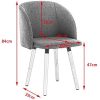 41J0fYH6MGL._AC_.jpg WOLTU Lot de 4 Chaise de Cuisine en Lin Fauteuil de Repas Salle à Manger, Gris Clair, BH120hgr-4