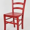 41JQzVn6t0L._AC_.jpg Tommychairs - Set 4 chaises Cuore pour Cuisine, Bar et Salle à Manger, Robuste Structure en Bois de hêtre peindré en Couleur Aniline Rouge et Assise en Bois