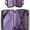 41MwMQiD1KL._AC_.jpg NEWTECK Lot de Valises de Voyage Grise, Valise Cabine, Valise Moyenne (53/63cm) et Trousse de Toilette. Set de Valises Rigides 4 Roues, ABS, Robustes, Durables et Légères. Serrure à Combinaison