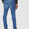 Urban Classics Slim Fit Knee Cut Denim Pants Jean Homme