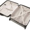 Aerolite 55x40x20 Ryanair Taille Maximale 40L ABS Cabine Bagage à Main Valise Rigide Légere à 2 roulettes, pour Easyjet, Lufthansa et Plus, Gris Foncé