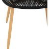 41QyVPMkoxL._AC_.jpg Fromm & Starck Chaise Scandinave Salle À Manger Design De Cuisine Salle D'attente Terrasse Visiteur PP Star_Seat_05 (150 kg Max, Assise 52 x 46,5 cm, Hauteur 46 cm, Coloris Noir, Plastique & Acier)