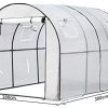 41RLjOOCTL._AC_.jpg Sekey Serre de Jardin Tunnel 200x300x190cm Serre Grande, Serre de Jardin pour Tomates Blanc