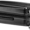 Amazon Basics - Oxford - Valise rigide à roulettes pivotantes - 78 cm, Noir