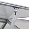 41U9MGFLxqL._AC_.jpg Ksodgun Serre de Jardin Polycarbonate Serre renforcée en Aluminium avec Cadre de Base 9,025 m² Serre Exterieur Jardin