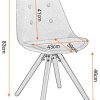 41VG-OWnNvL._AC_.jpg WOLTU BH196bl-2 Chaise de Salle à Manger Lot de 2 siège en Velours Pied en Bois Massif,Chaise de Cuisine Chaise de Salon Bleu