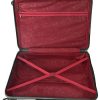 Valise Rigide Taille Moyenne METZELDER TRIOMPH Elegance Brute Garantie 1 an (Red (Rouge), M - Medium - 70L - 65x46x27cm - 3,5kg)