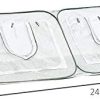 41avciG1CL._AC_.jpg Outsunny Mini Serre Pop-up de Jardin - Serre à tomates - 4 fenêtres + 4 Portes zippées Enroulable - dim. 2,4L x 1,2l x 0,75H m - Sac Transport Inclus - PE Blanc Vert
