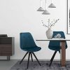 41awsNpX8BL._AC_.jpg WOLTU BH196bl-2 Chaise de Salle à Manger Lot de 2 siège en Velours Pied en Bois Massif,Chaise de Cuisine Chaise de Salon Bleu