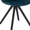 41bEqLr99L._AC_.jpg WOLTU BH196bl-2 Chaise de Salle à Manger Lot de 2 siège en Velours Pied en Bois Massif,Chaise de Cuisine Chaise de Salon Bleu