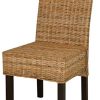41dTFU9oaFL._AC_.jpg vidaXL 2X Chaise Salle à Manger Rotin Kubu Bois de Manguier Chaise de Cuisine
