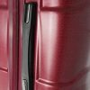Valise Rigide Taille Moyenne METZELDER TRIOMPH Elegance Brute Garantie 1 an (Red (Rouge), M - Medium - 70L - 65x46x27cm - 3,5kg)