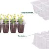 41g8J0iDEBL._AC_.jpg Fuuner Bac à semis, Lot de 12 Plateaux de Germination à 12 cellules Serre Interieur Plateaux de Culture, Serre Intérieure Pépinière Boîte Propagateur Jardin, Bac Culture avec Couvercle et Ventilation