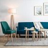 41gl2ohNFDL._AC_.jpg Miliboo Canapé Convertible Design Bleu Canard Oscar
