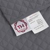 Textilhome - Housse de Canapé Protecteur Adele , Taille 3 Places. Housse Matelasse Réversible. Couleur Grey