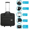 Targus Sacoche à roulettes Executive avec poignée télescopique, sac pour ordinateur portable 15,6 pouces, porte-documents de voyage – Noir, TBR003EU
