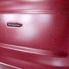 Valise Rigide Taille Moyenne METZELDER TRIOMPH Elegance Brute Garantie 1 an (Red (Rouge), M - Medium - 70L - 65x46x27cm - 3,5kg)