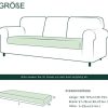 41l9BfvwO6L._AC_.jpg CHUN YI Jacquard Housse de Coussin de Siège Protecteur de siège Couvre Siège Extensible, Revêtement de Canapé (3 Places, Noir)