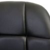 41mz8upb5RL._AC_.jpg Chaise de Salle à Manger HWC-A60, Chaise pivotante, Design rétro - Similicuir Noir, Pied chromé