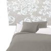 Byour3®️ Housse De Canapé 2 3 4 Place Coton Imprimée Damasco Sofa Cover Aussi pour Angle avec Ou sans Accoudoirs Revêtement Canapés Résistant Lavable Jacquard (Damassé Blanche, 4 Place)