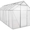 41pOGzXCqL._AC_.jpg Zelsius Serre en Aluminium pour Le Jardin | 430 x 190 cm | Panneaux de 6 mm | Utilisable Serre à tomates, châssis de Couche et Serre à Plantes (sans Base)