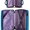 41rpgVOJfdL._AC_.jpg NEWTECK Lot de Valises de Voyage Bleues, Valise Cabine, Valise Moyenne (53/63cm) et Trousse de Toilette. Set de Valises Rigides 4 Roues, ABS, Robustes, Durables et Légères. Serrure à Combinaison