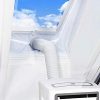 41wJ2BPRSFL._AC_.jpg REDTRON 400CM Joint de Fenêtre pour La Climatisation Mobile, Fonctionne avec Toutes Les Unités De Climatisation Mobiles et Sèche-Linge, Arrêt d'air Chaud, Installation Facile