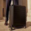 41yAqxHmiAL._AC_.jpg LEVEL8 Spinner S Bagage Cabine, Valise Cabine à Roulette Poids Léger,Bagage à Main Valise,Valise Trolley 4 Doubles Roues, Valise à roulettes, 54cm, 35L, Noir