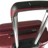 Valise Rigide Taille Moyenne METZELDER TRIOMPH Elegance Brute Garantie 1 an (Red (Rouge), M - Medium - 70L - 65x46x27cm - 3,5kg)