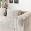 512NJxymuML._AC_.jpg Lisa Design - Stella - canapé d'angle - en Velours côtelé - 4 Places -Style Contemporain - Gauche