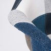 513CZDeLl4L._AC_.jpg KAYELLES Lot de 2 chaises scandinaves Patchwork, Salle à Manger, Cuisine - NEDA (Patchwork Bleu)