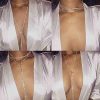 517lR3NFGqL._AC_.jpg Jovono Mode Long Collier en Argent avec Chaîne de Bijoux en Strass pour Dames und Filles