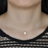 51AtqkHBZ9L._AC_.jpg Infinite U Collier invisible femme collier de la clavicule élégant solitaire zircon le fil nylon transparent