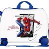 51B1qDUlIXL._AC_.jpg Marvel Spiderman Action Valise Enfant Bleu 50x38x20 cms Rigide ABS Serrure à combinaison 34L 2,3Kgs 4 roues Bagage à main