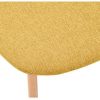 51BqNmGTPwL._AC_.jpg GOLDFAN Lot de 4 Chaises de Salle à Manger Chaise en Tissu de Cuisine Scandinave Chaises de Salon avec Pieds en métal,Jaune